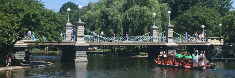 Boston Public Gardens Foot Bridge