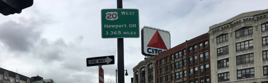 New Port Sign