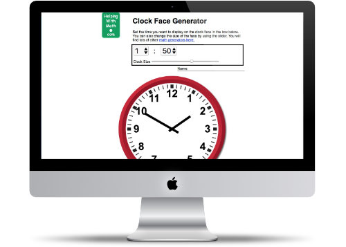 Clock Face Generator