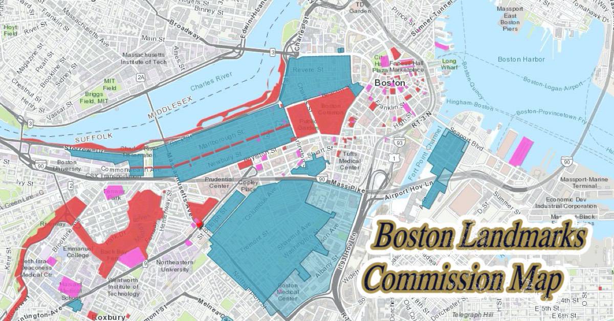 Boston Landmark Map