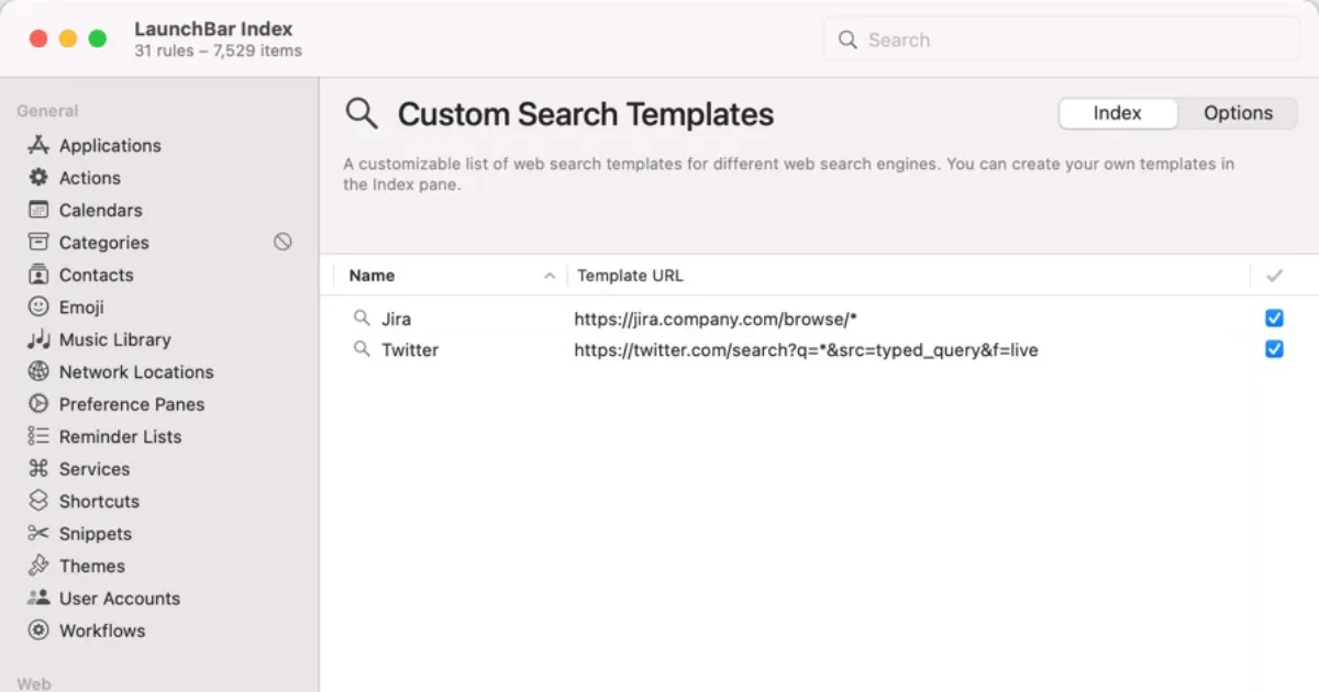 Custom Jira Search Example