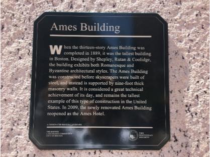 Ames Hotel Sign