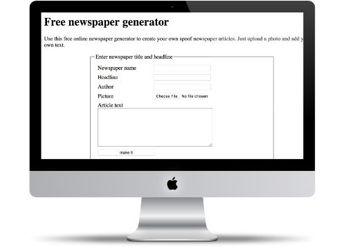 Newspaper Generator