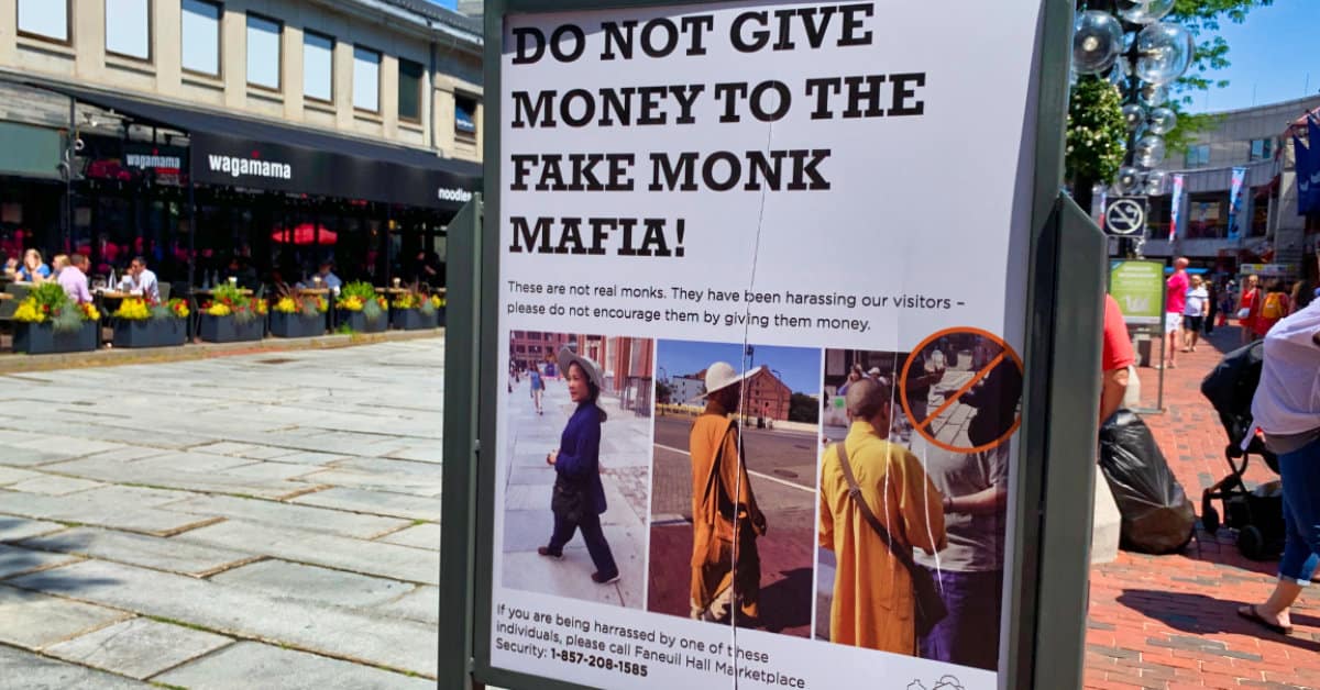 Fake Monk Mafia Boston