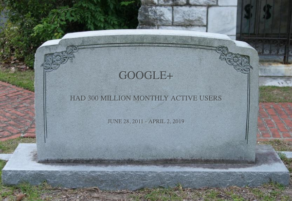 google+ tombstone