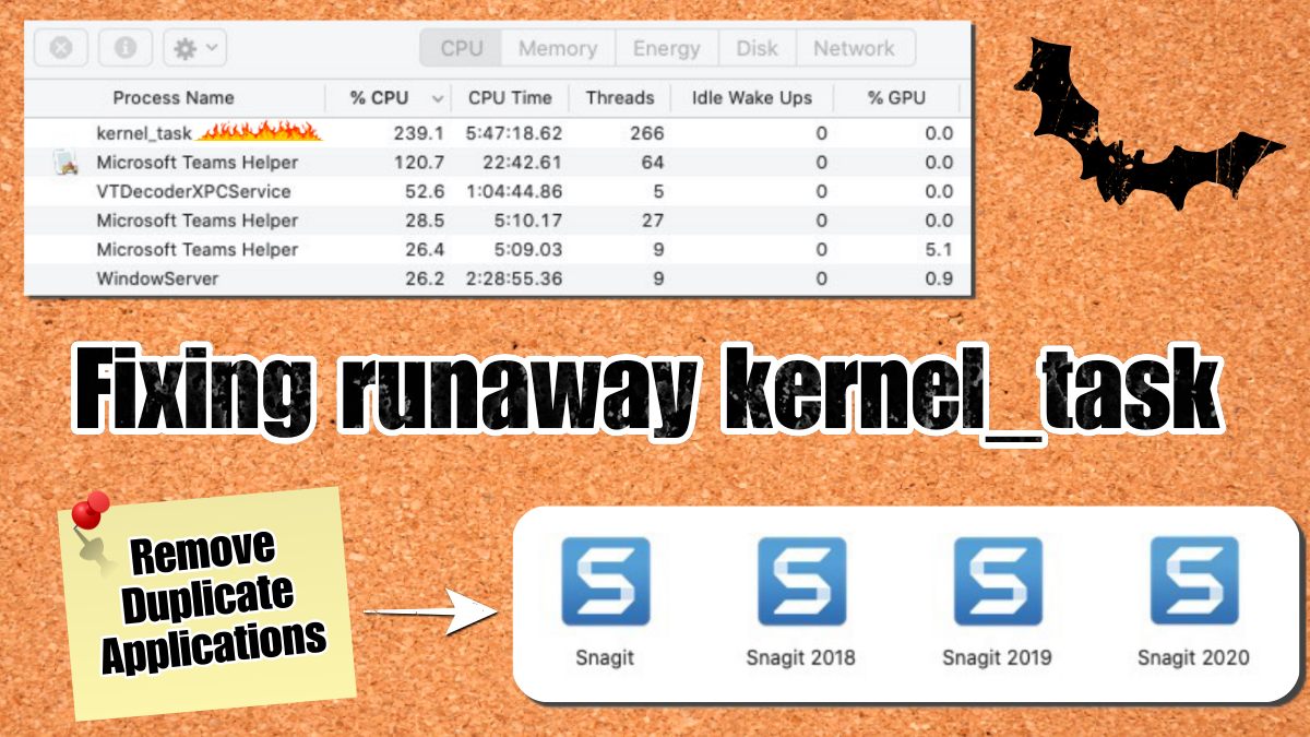 Runaway Kernel Tasks