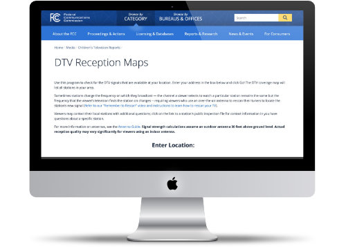 DTV Reception Maps